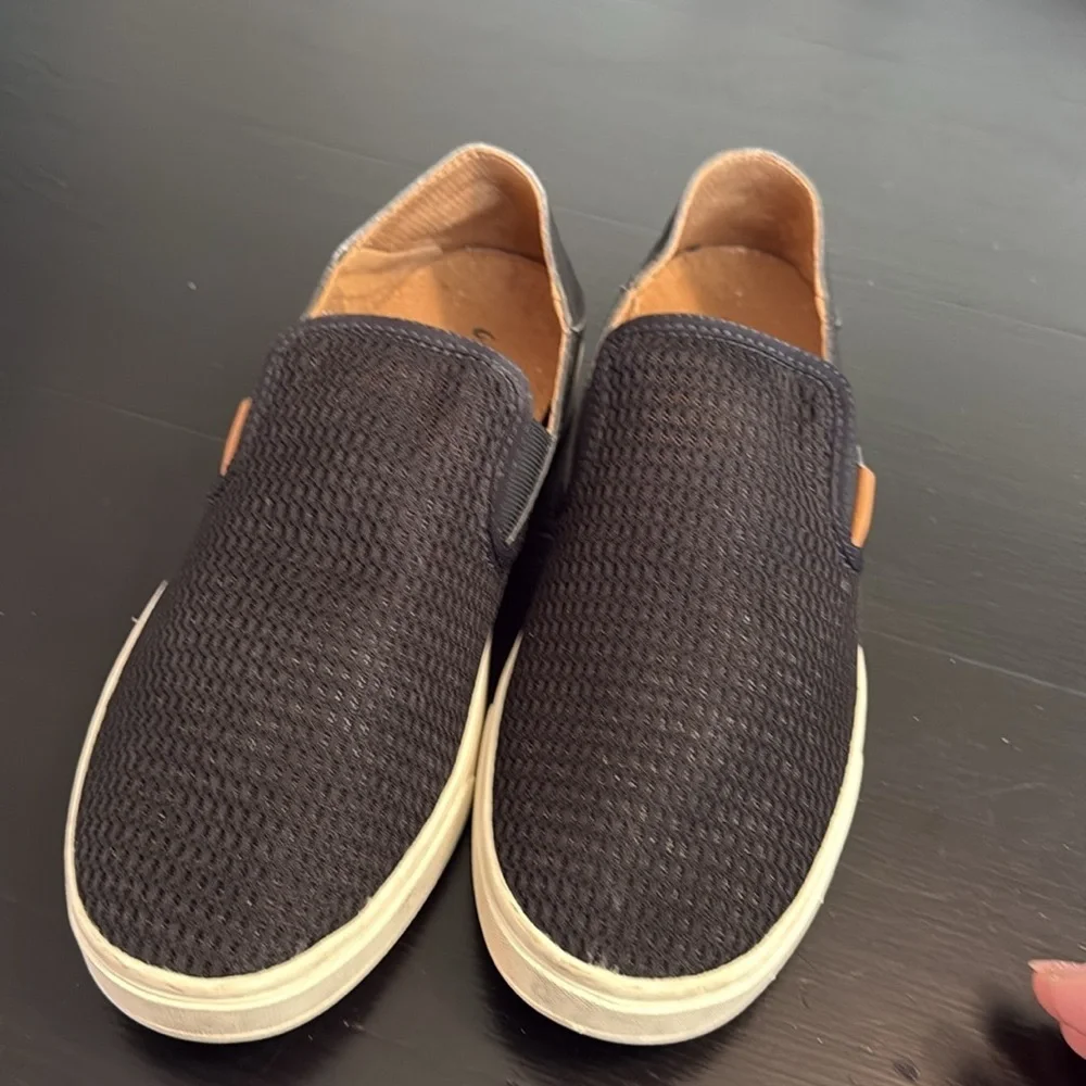 Olukai Pehuea women’s Black Slip-On‎ Shoes